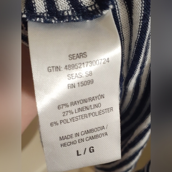 Women's Simply Styled By Sears Blouse Size Large - Picture 5 of 7